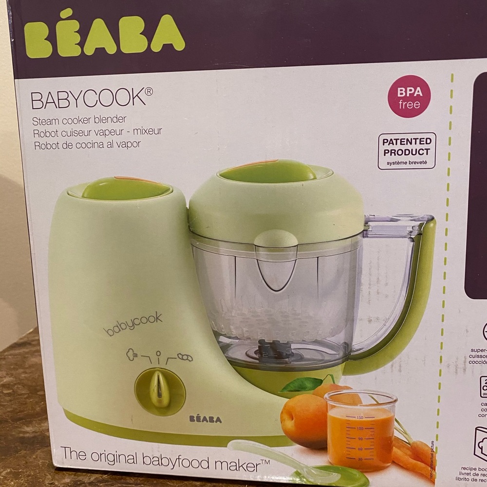 Beaba baby steam cook blender.